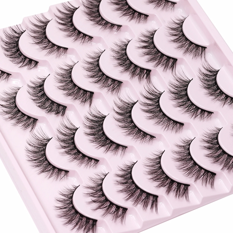 Obeya Natural Style 3D Fluffy Strip False Lashes Length 6-14mm Customized Package